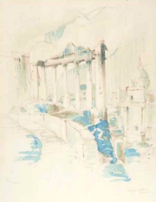 José Luis Benlliure Galán, Foro de Augusto. Colección particular. Foto FMB