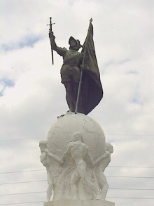 Monumento a Nuñez de Balboa, Panamá, Benlliure y Blay. Foto Archivo FMB