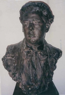 Giuseppe Anselmi, ca.1909, escayola pintada. Museo Nacional del Teatro, Almagro