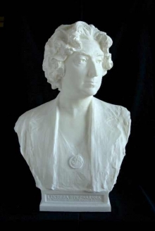 Prototipo en poliester del busto de Lucrecia Arana. © Fundación Mariano Benlliure