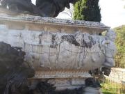 Mariano Benlliure, detalle del Mausoleo de Julián Gayarre antes de los trabajos de limpieza y conservación. Foto Fundación Gayarre