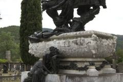 Mariano Benlliure, Mausoleo de Julián Gayarre antes de los trabajos de limpieza y conservación. Foto Fundación Mariano Benlliure
