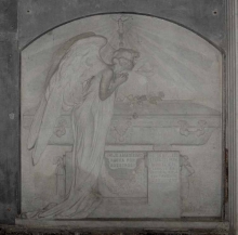 Mariano Benlliure, "Lápida de los condes de San Julián". Foto Archivo Fundación Mariano Benlliure