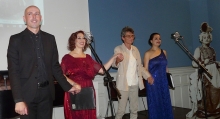 Elías Romero, Anna Tonna, Lucrecia Enseñat y Gloria Londoño