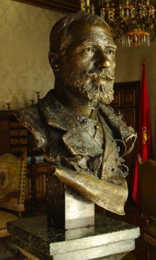 Mariano  Benlliure, Retrato de Julián Gayarre, Roma, 1889. Presidencia del Gobierno de Navarra. Foto Fundación Mariano Benlliure
