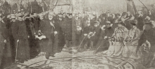 Acto de inauguración del monumento al general Martínez Campos. Foto ABC, 29 de enero de 1907.