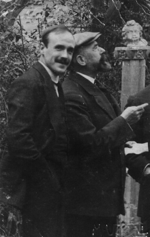 José Benlliure y su hijo José Benlliure Ortiz (Peppino). Foto Archivo FMB