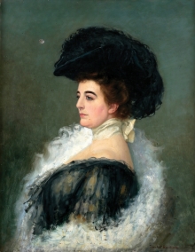 Juan Antonio Benlliure, Retrato de dama. Colección particular. Foto FMB