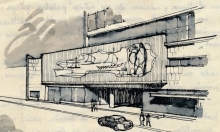 José Luis Benlliure Galán, Estudio para la fachada del Conjunto Aristos. Foro Archivo FMB