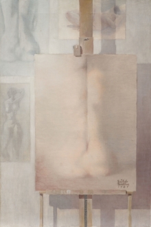 José Luis Benlliure Galán, Composición, óleo lienzo. Foto Archivo FMB