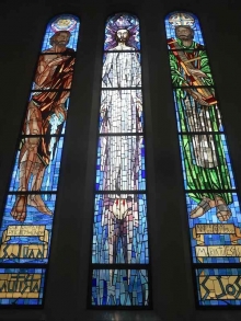 José Luis Benlliure Galán, Vitrales de la capilla del Seminario Conciliar de Tlalpan en México. Foto FMB