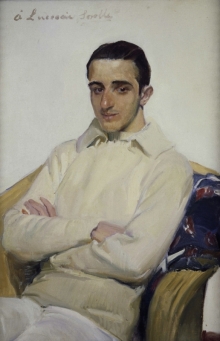 Joaquín Sorolla, Retrato de José Luis Mariano Benlliure Arana. Museo de Bellas Artes de Valencia