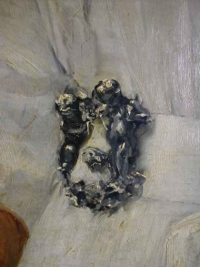 Detalle de la hebilla del cinturon. Foto Archivo Fundación Mariano Benlliure