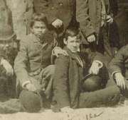Juan Luna y Mariano Benlliure, Roma 1882 ©Archivo Fundación Mariano Benlliure