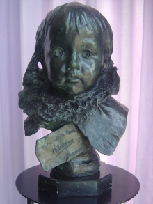 Copia del busto de María Benlliure Ortiz, bronce. Colección particular. © Fundación Mariano Benlliure