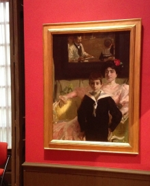 Sorolla en París: "Lucrecia Arana y su hijo o la familia Benlliure Arana", 1906. Foto Archivo Fundación Mariano Benlliure