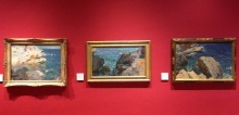 Sorolla en París: Tres versiones de rocas, Jávea, 1905. Foto Archivo Fundación Mariano Benlliure