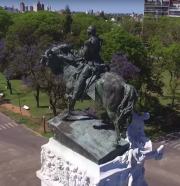 Mariano Benlliure, estatua del general Urquiza. Paraná, Argentina. Foto Oscar Di Liscia