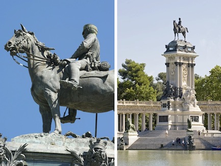 Estatua rey Alfonso XII a caballo_1909
